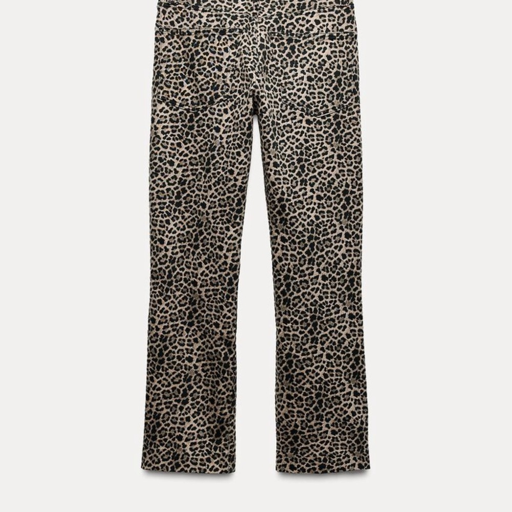 Zara animal print pants